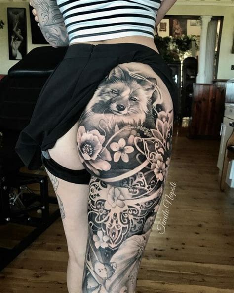 thigh/butt tattoos|Thighs and butt tattoos